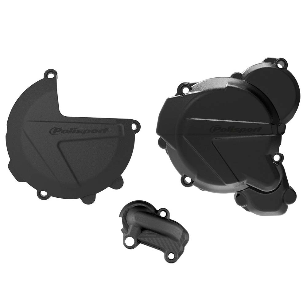 CLUTCH & IGNITION COVER PROTECTOR KTM EXC250300 2023 BLACK